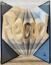 Load image into Gallery viewer, &quot;Read&quot; : : Hand folded, Non cut book art

