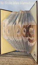 Load image into Gallery viewer, &quot;Bawbag&quot; hand folded into the pages of book : : Offensive Art : : Crude Books
