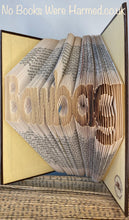 Load image into Gallery viewer, "Bawbag" hand folded into the pages of book : : Offensive Art : : Crude Books