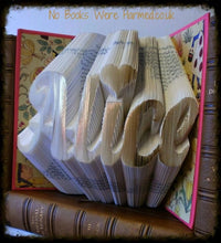 Load image into Gallery viewer, "Alice" : : Hand folded book art : : Alice In Wonderland