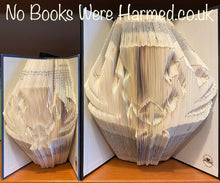 Load image into Gallery viewer, "Superior Scottish Thistle" : : Hand folded book art : : Encyclopedia Britannica : : The Bibliophile Collection
