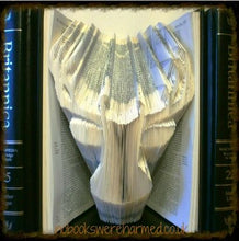 Load image into Gallery viewer, "Superior Stag" : : Hand folded book art : : Encyclopedia Britannica : : The Bibliophile Collection