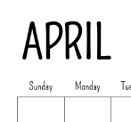 April.  Funny ol' month!