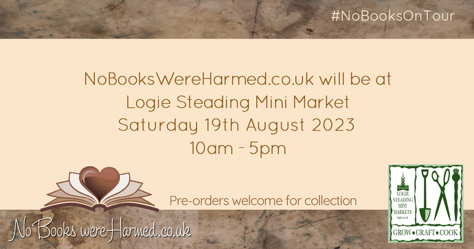 NoBooksOnTour.com returns to Logie Steading this Saturday