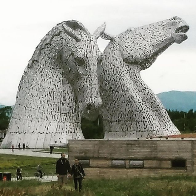 The Kelpies - the awesome, awesome Kelpies!