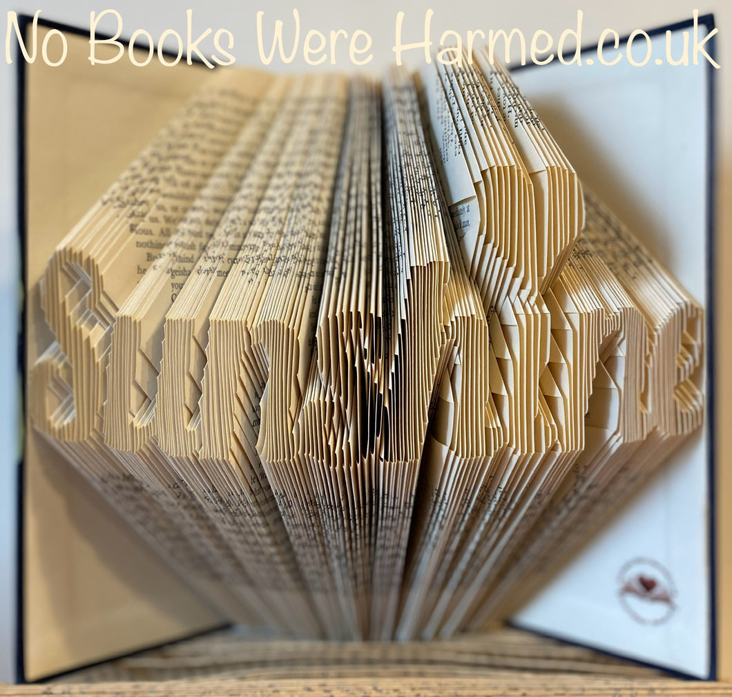 Sunshine with heart : : Hand folded book art