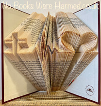 Load image into Gallery viewer, Faith~Life~Love hand folded book art ♥
