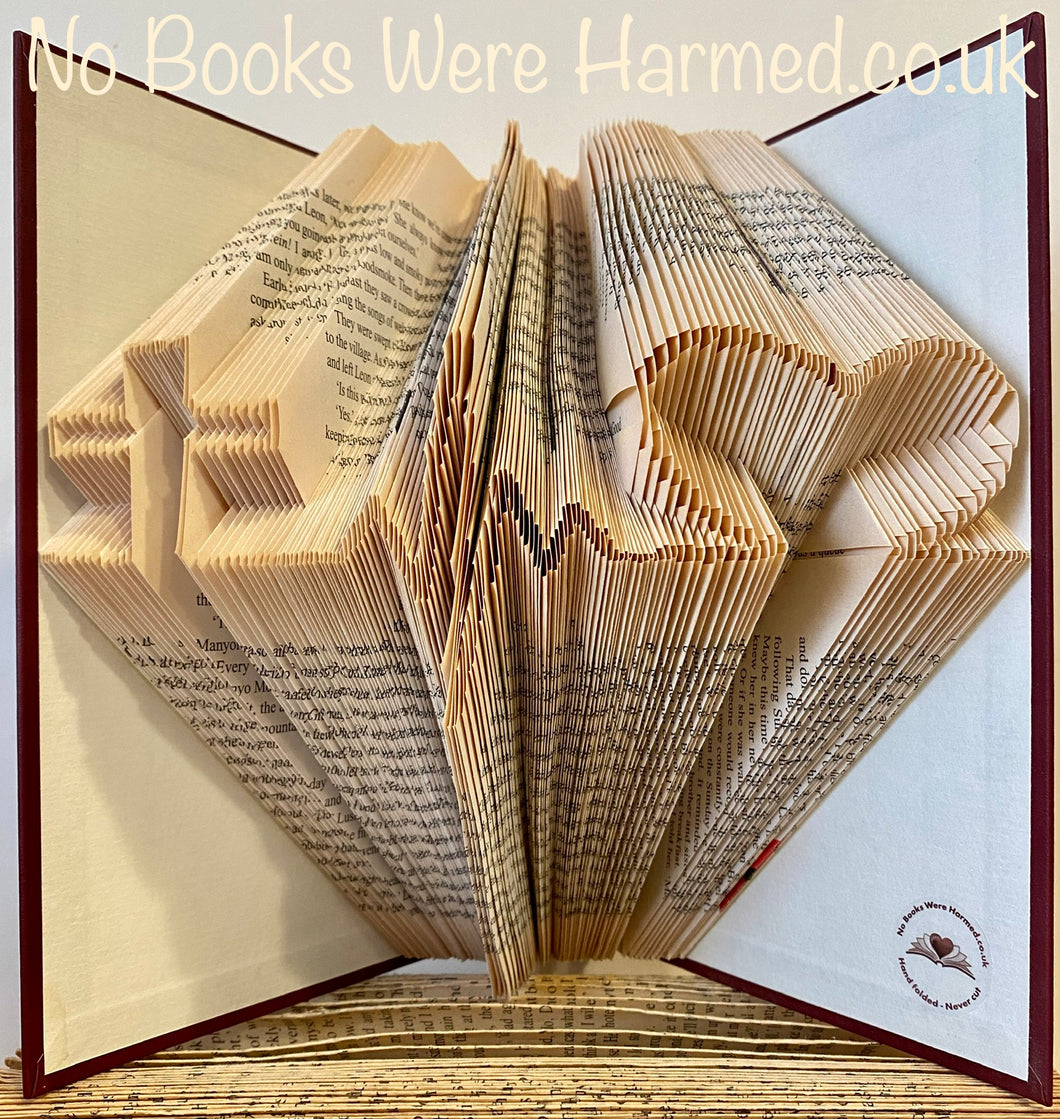 Faith~Life~Love hand folded book art ♥