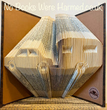 Load image into Gallery viewer, Car &amp; Caravan Hand folded book art
