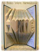 Load image into Gallery viewer, &quot;H♥me&quot; Home with love heart &#39;o&#39; : : New home, moving present, book art : : Home is where the heart is book art ♥

