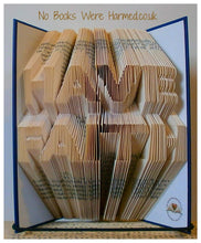Load image into Gallery viewer, &quot;HAVE FAITH&quot; : Hand folded, non cut book art
