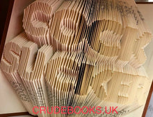 Load image into Gallery viewer, Click to view : : Crude Books by No Books Were Harmed.co.uk : : Hand folded book art insults : : C**K SUCKER
